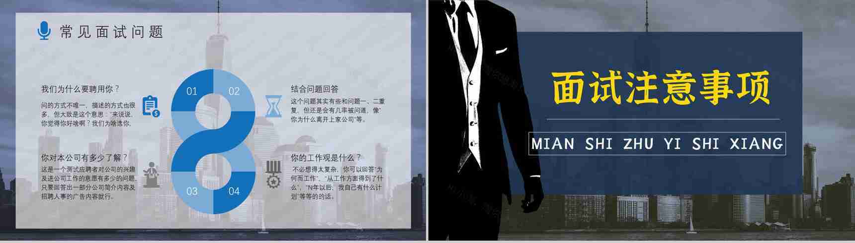 应届生求职者面试礼仪培训心得体会沟通话术学习总结PPT模板-8