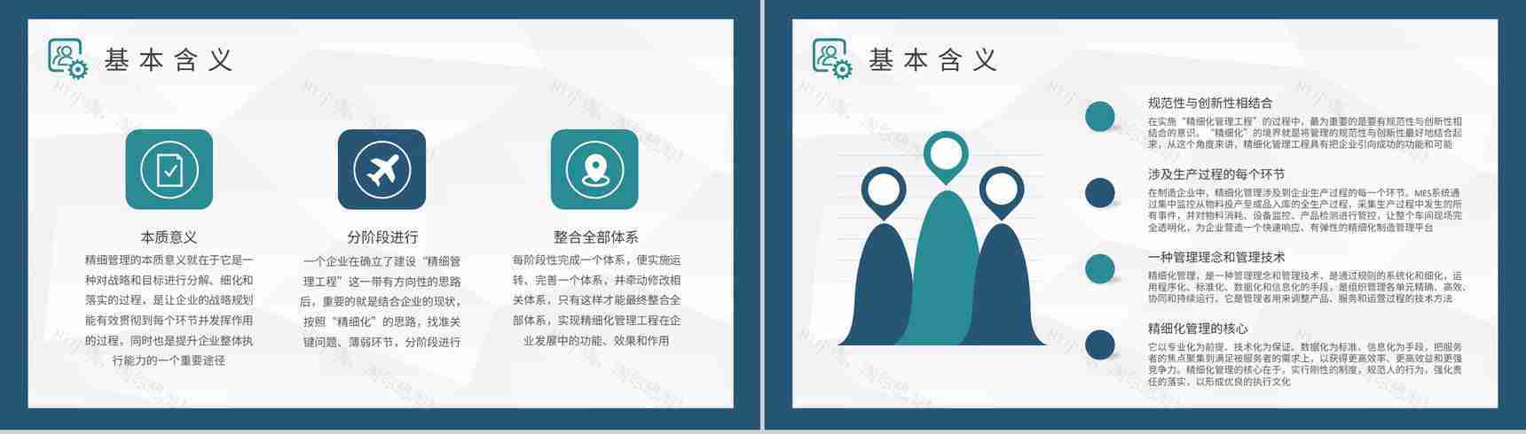 工程项目精细化管理案例分析工作规范化培训总结PPT模板-6