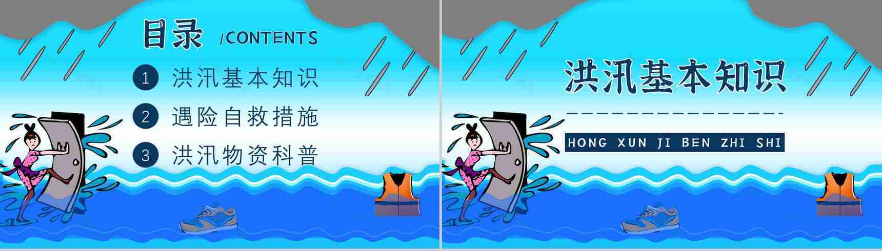 小区防洪防汛的措施和方法培训洪汛应急知识学习心得体会PPT模板-2