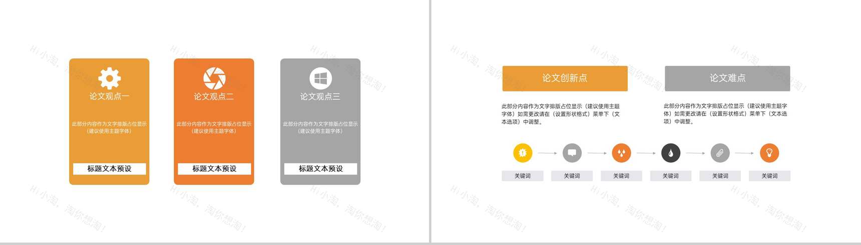 黄色简约风毕业季青春气息毕业答辩及论文总结PPT模板-5