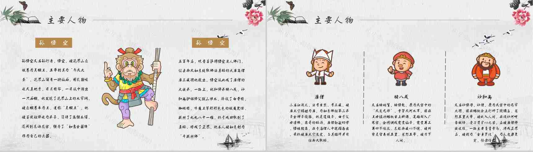 教师备课《西游记》艺术特色心得体会PPT模板-6