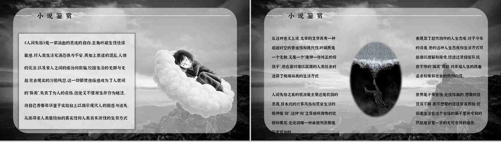 《人间失格》经典文学作品介绍导读经典片段摘抄及鉴赏PPT模板-7