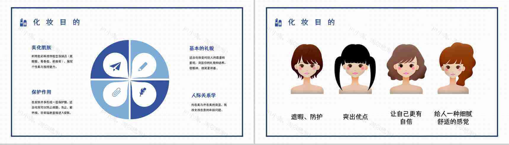 美妆行业化妆师技能培训时尚彩妆产品发布策划通用PPT模板-5