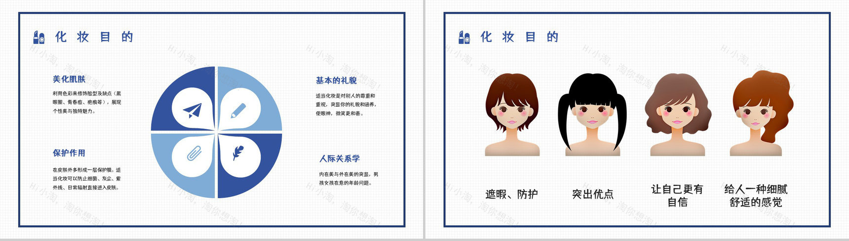 美妆行业化妆师技能培训时尚彩妆产品发布策划通用PPT模板-5