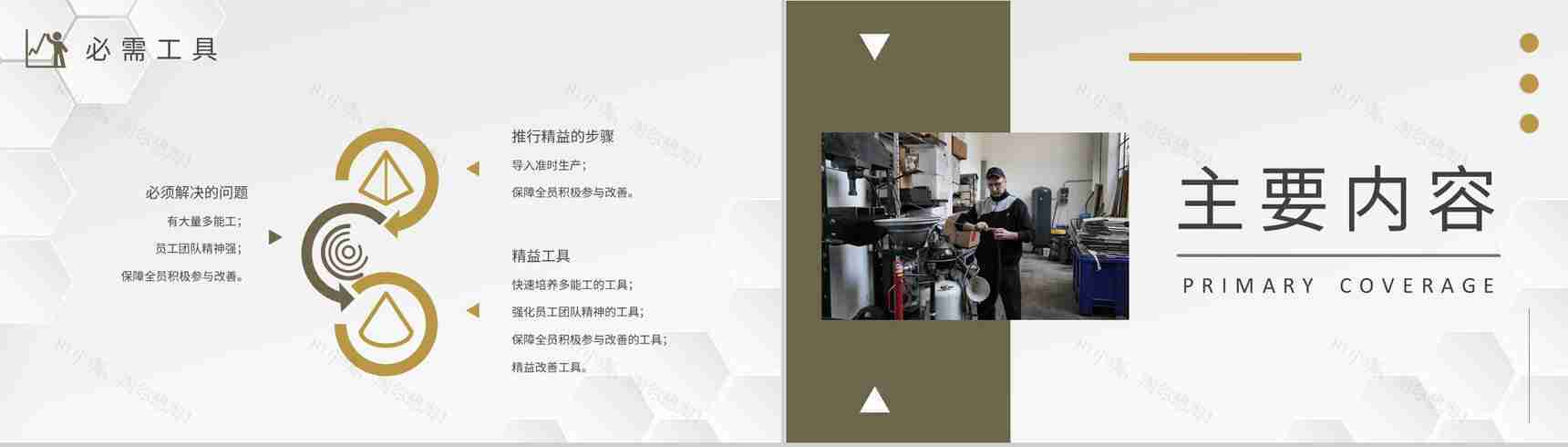 工厂员工精益生产培训心得车间现场管理规划总结PPT模板-6