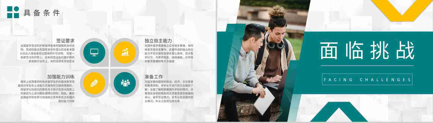 大学生出国留学的挑战个人安全注意事项说明PPT模板-5