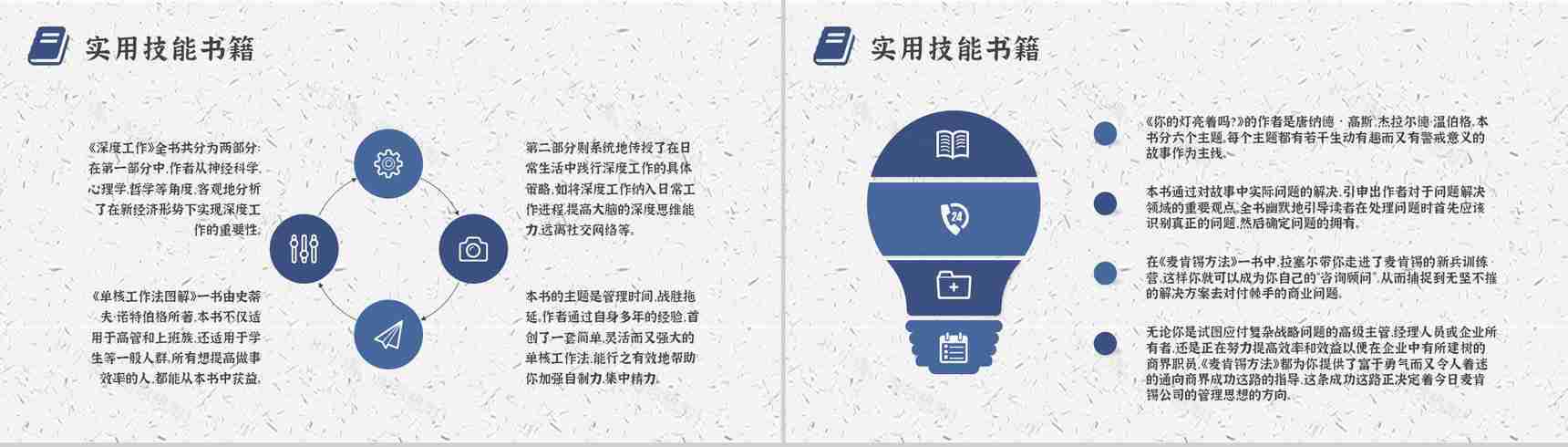 职场提升必备好书推荐职业实用技能学习书单介绍PPT模板-7