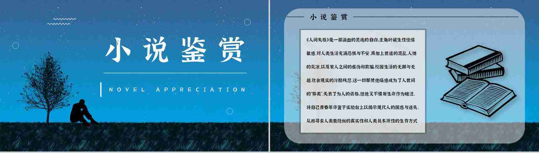 国外必读中篇小说《人间失格》经典片段鉴赏学生阅读培训讲座PPT模板-7
