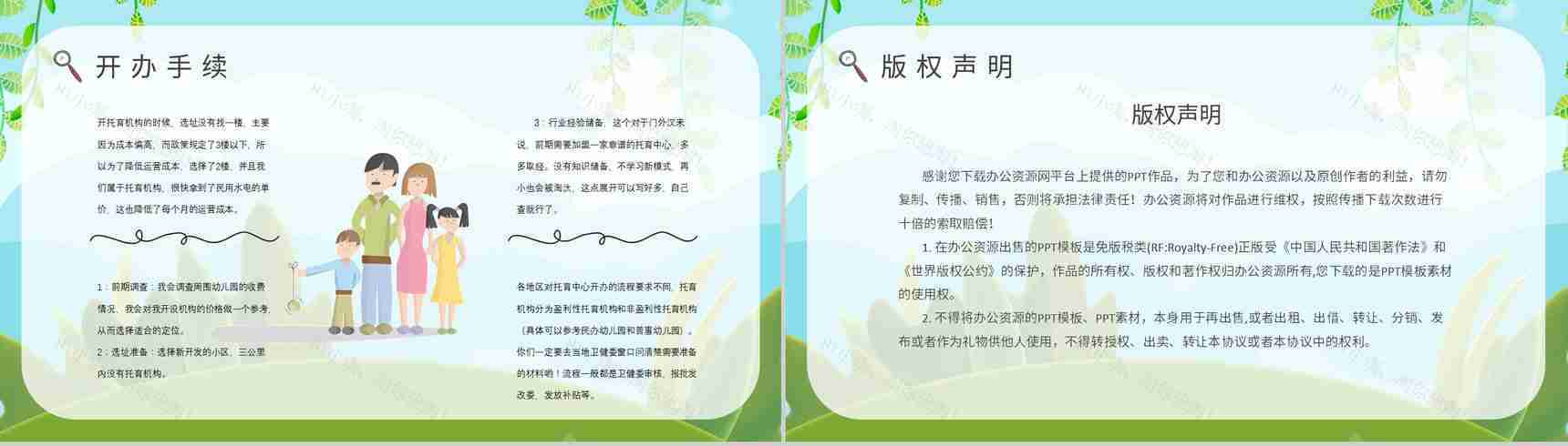 托育服务经营范围服务项目供给状况调查开办托育中心手续PPT模板-11