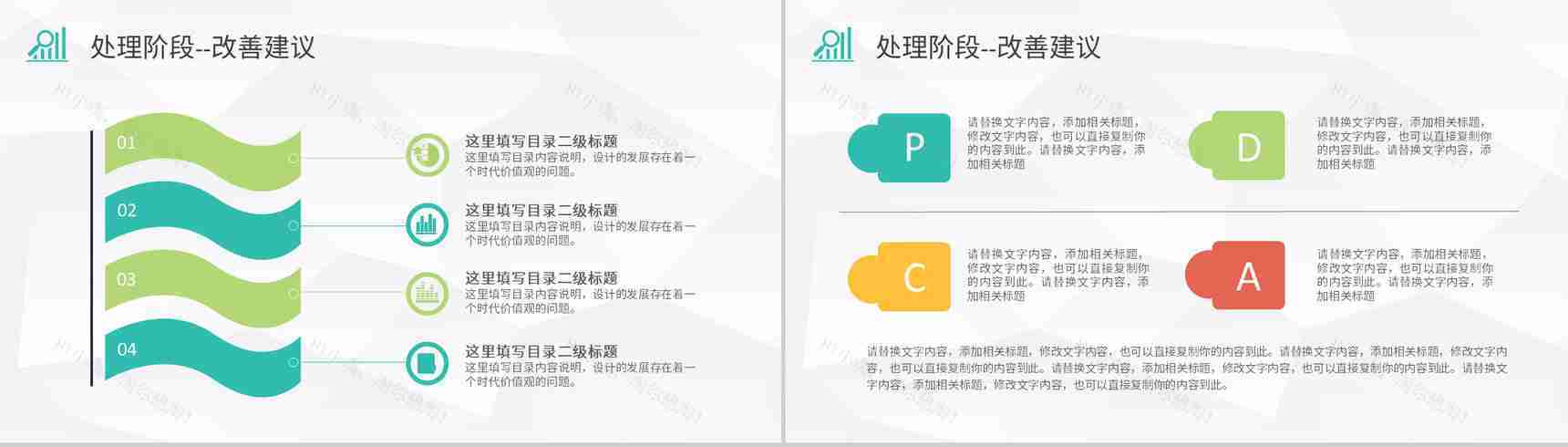 公司项目质量管理体系要求员工PDCA循环的四个阶段培训PPT模板-17