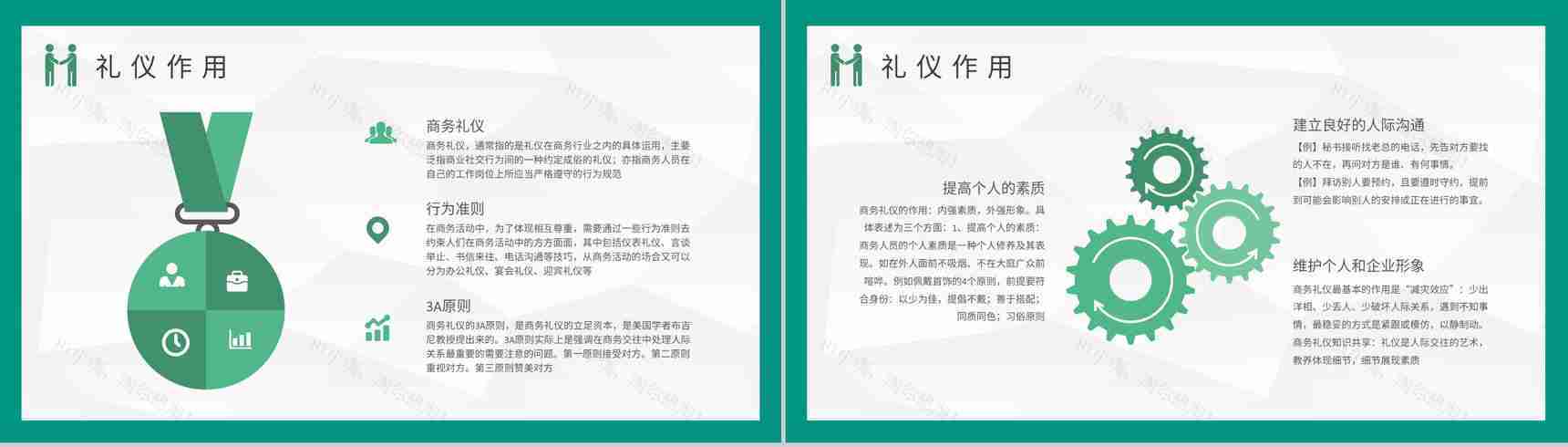 员工职场商务礼仪学习工作场合着装形象要求培训PPT模板-3