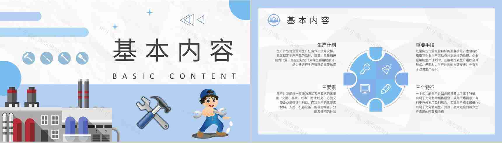 生产车间产能规划总结工厂生产计划管理流程方案介绍PPT模板-5