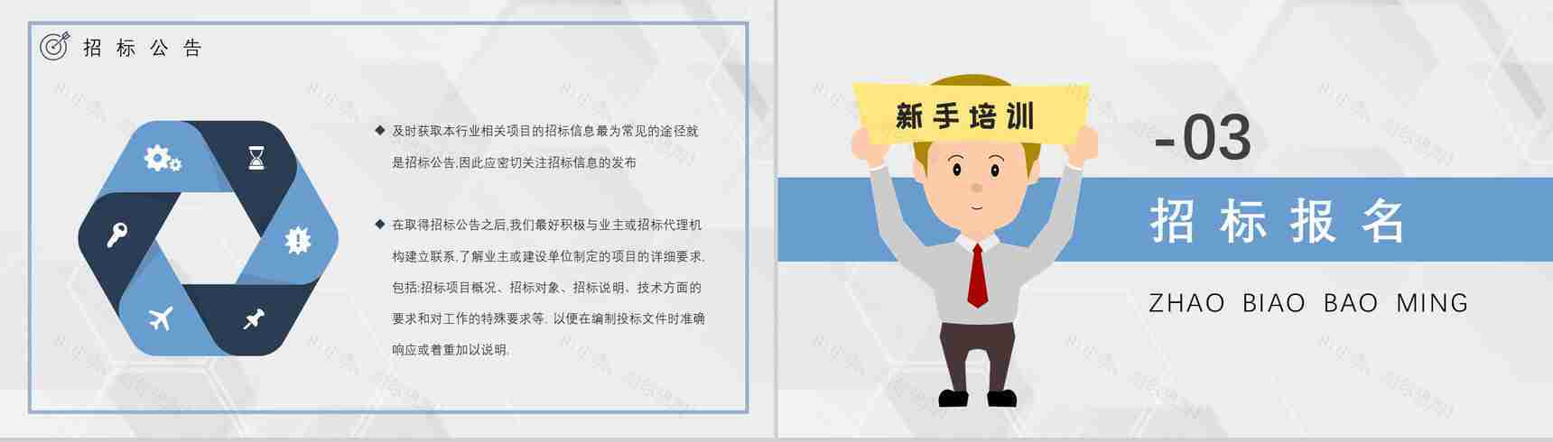 公司员工新手投标书制作的要求流程培训招标官网文件详情咨询PPT模板-5