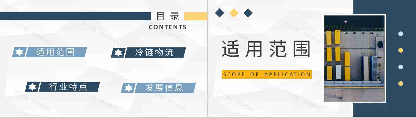 冷链冷藏物流运输工作培训物流企业冷链快递方案总结PPT模板-2