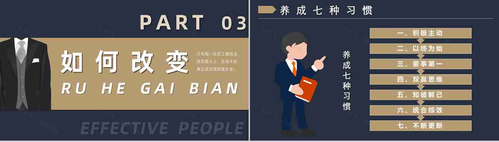 《高效能人士的七个习惯》史蒂芬著读书笔记好书推荐职场管理人士培训必备PPT模板-5