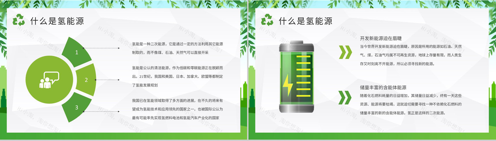 低碳和零碳能源介绍氢能源的应用知识培训总结PPT模板-3