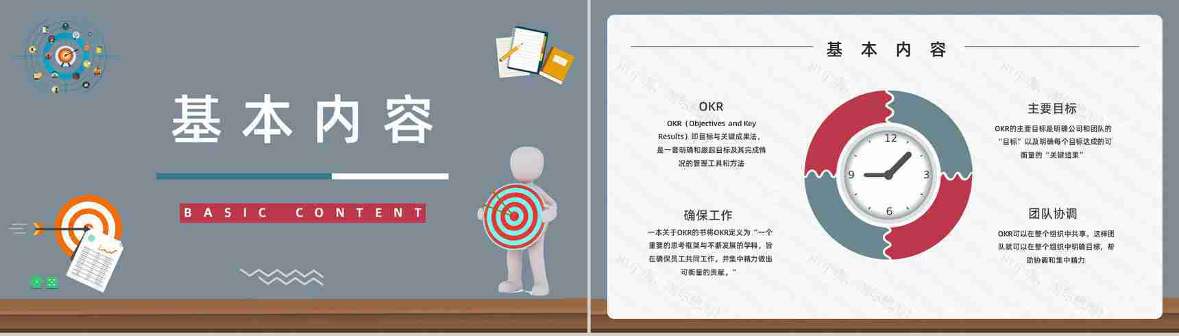 团队管理OKR考核项目关键成果目标知识培训总结通用PPT模板-5