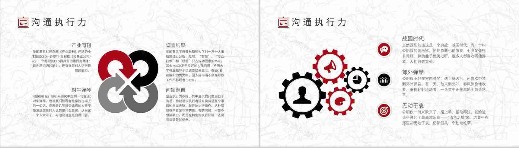 员工职场团队工作沟通技巧提升培训总结PPT模板-4