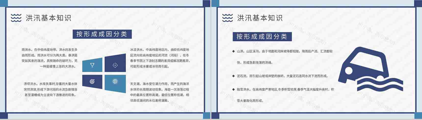 社区防洪防汛物资科普洪汛应急安全知识培训教案PPT模板-4