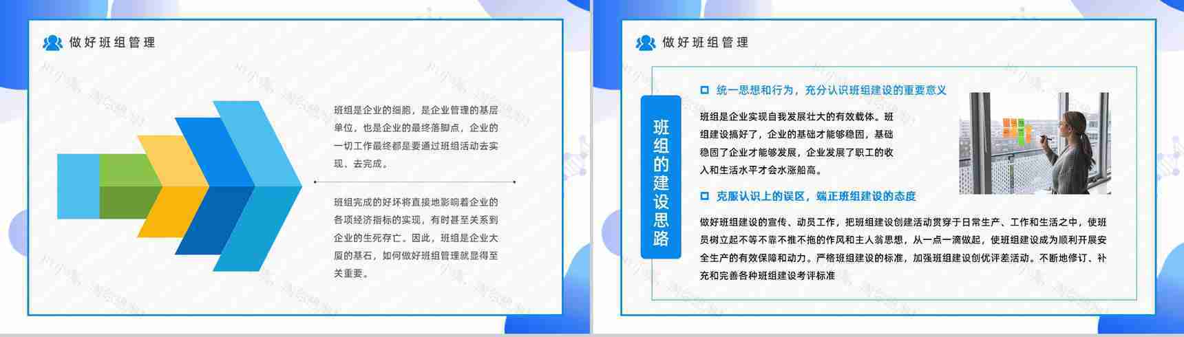 企业车间班组生产管理建设员工工作目标制定管理组长经验分享交流PPT模板-3