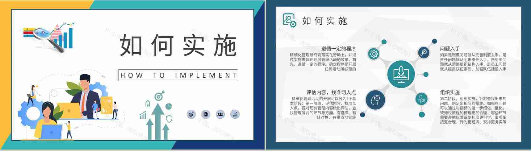 工程项目精细化管理案例分析工作规范化培训总结PPT模板-7