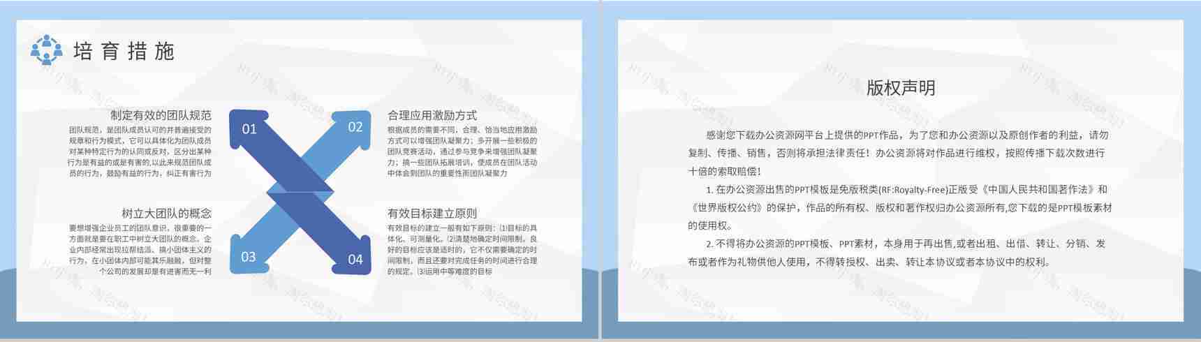 团队凝聚力培训内容学习企业文化管理方案总结PPT模板-8