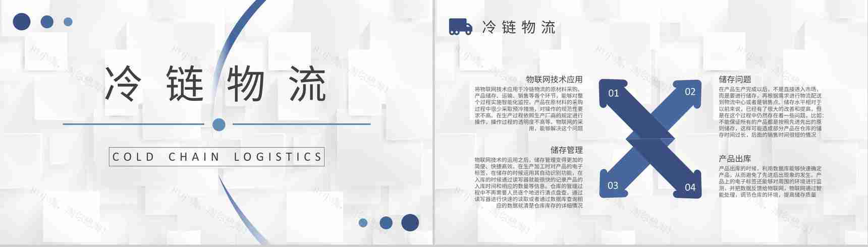 物流冷链运输安全培训物流公司零担运输计划方案PPT模板-5