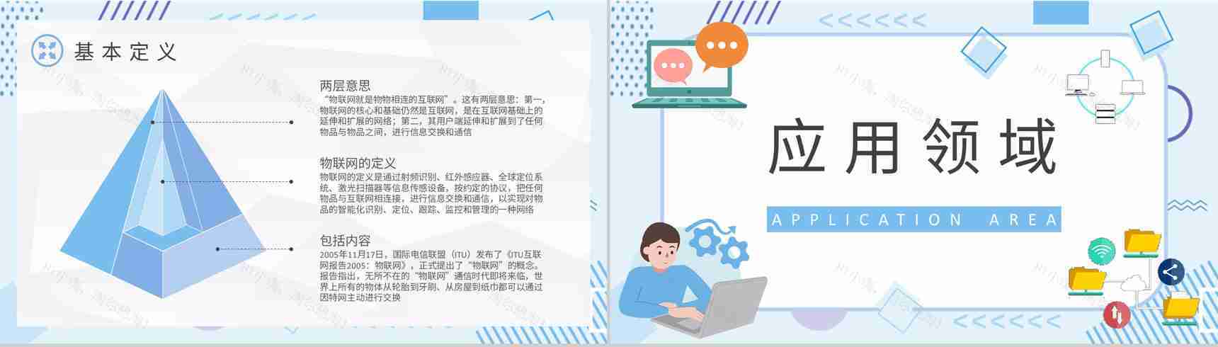 物联网技术课程培训学习互联网公司智能物联技术研究汇报PPT模板-6
