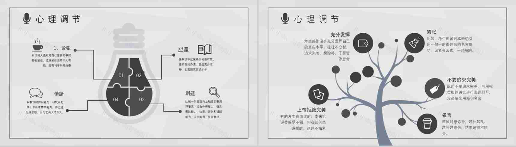 个人求职面试技巧培训内容过程沟通交流通用话术学习PPT模板-3