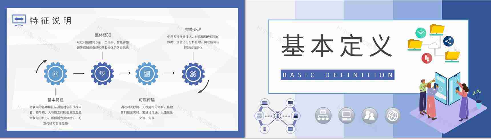 互联网行业公司员工技能提升学习物联网应用技术知识培训PPT模板-3