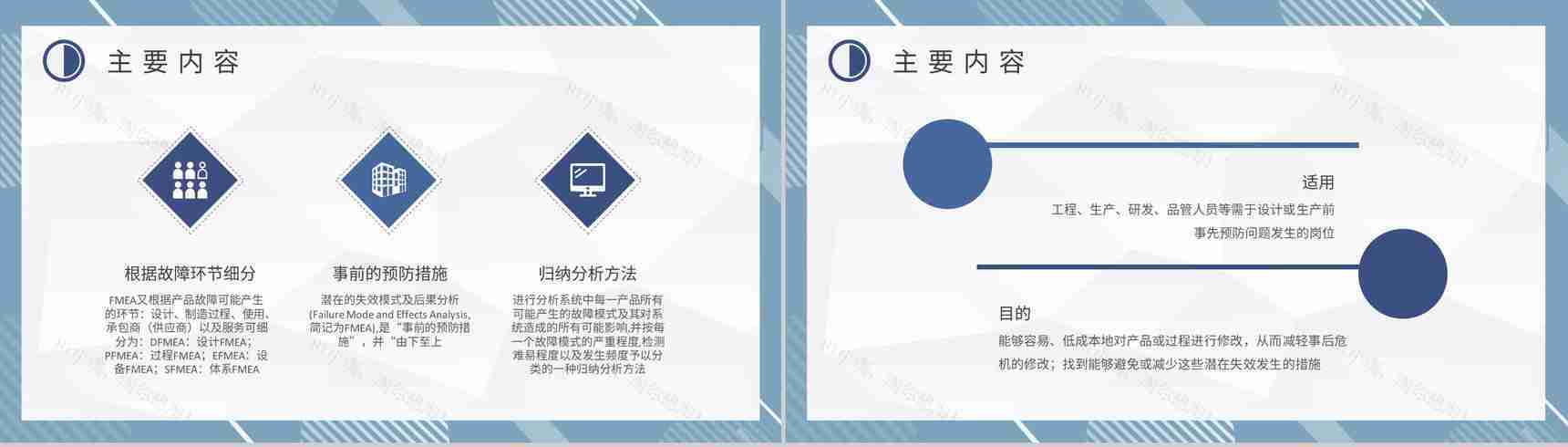 FMEA失效模式和效果分析基础知识培训课程总结PPT模板-5