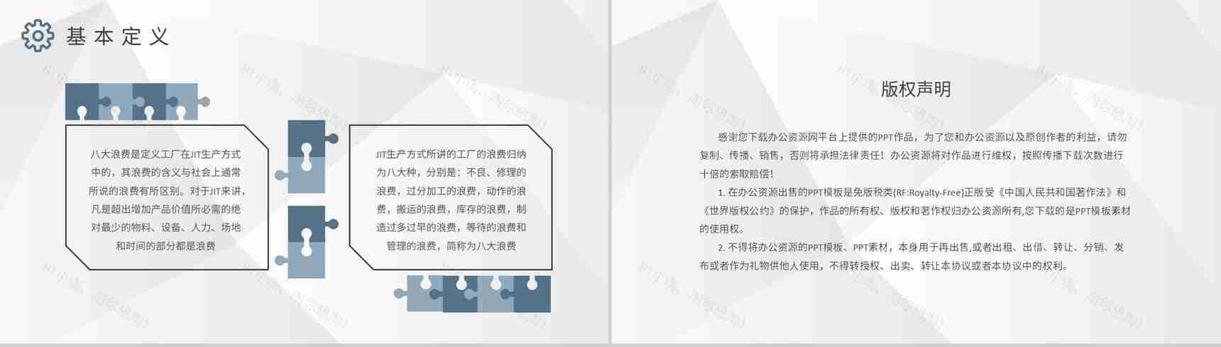 八大浪费内容定义学习工厂生产车间管理培训教案PPT模板-8