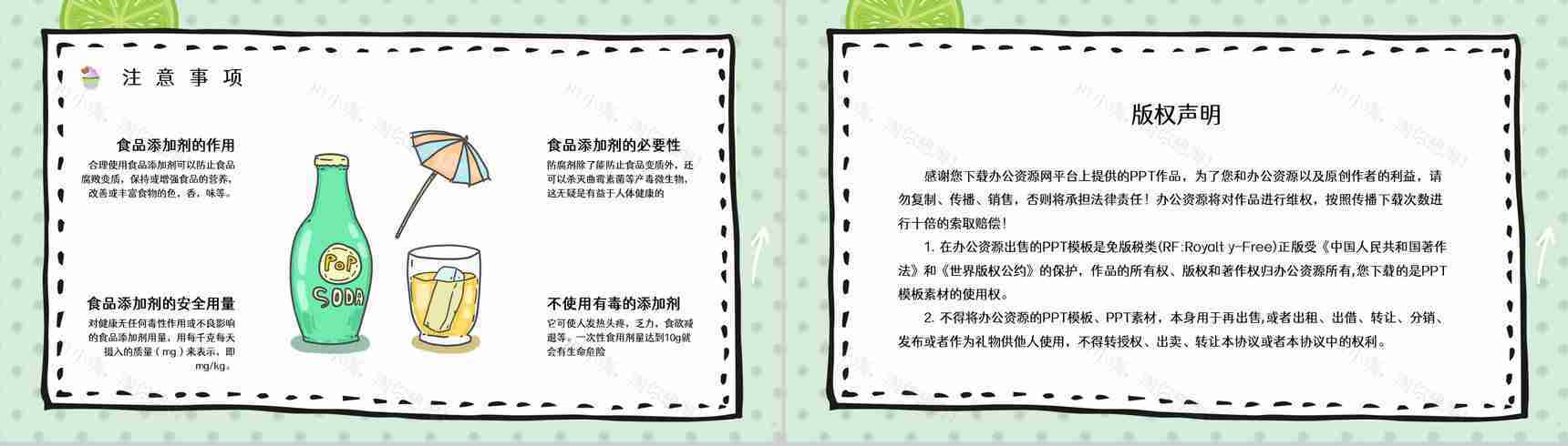 食品添加剂使用标准个人安全健康护理知识学习宣传讲座PPT模板-10