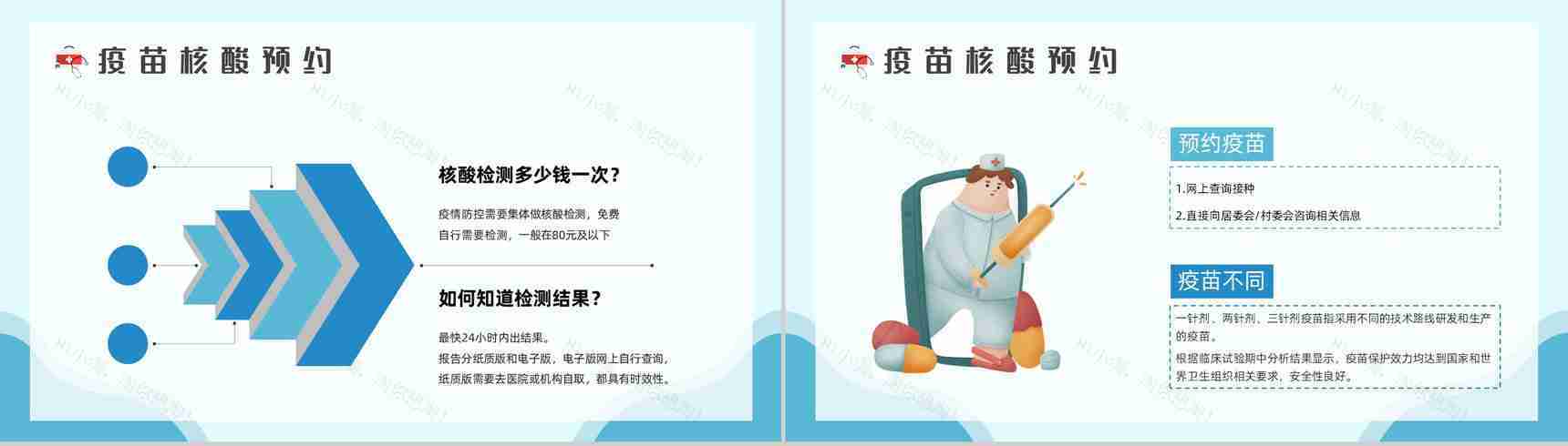 国庆长假出游假期疫情出行安全知识培训新冠肺炎防疫措施讲座PPT模板-7