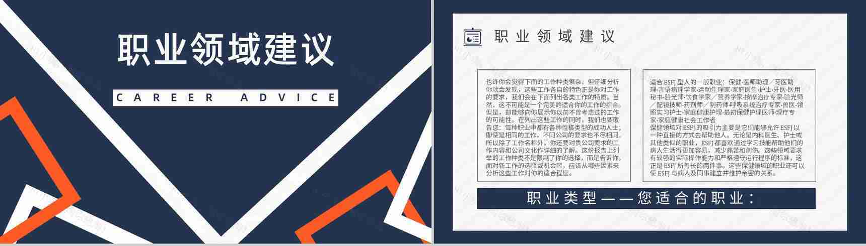 工作中的优劣势MBTI性格分析--ESFJ职业领域建议个性特征描述PPT模板-10
