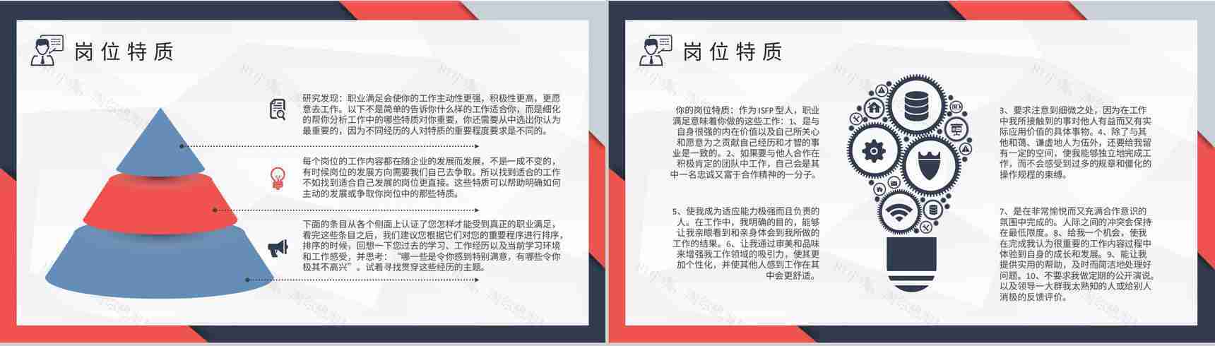 职业人格评估MBTI性格分析ISFP人格类型个性特征描述PPT模板-12