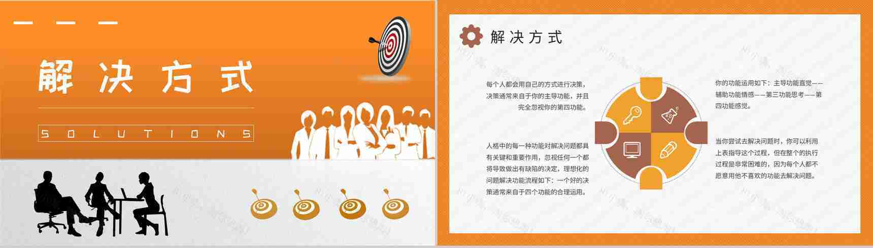 企业员工职业领域建议MBTI性格分析INFJ人格类型说明PPT模板-7