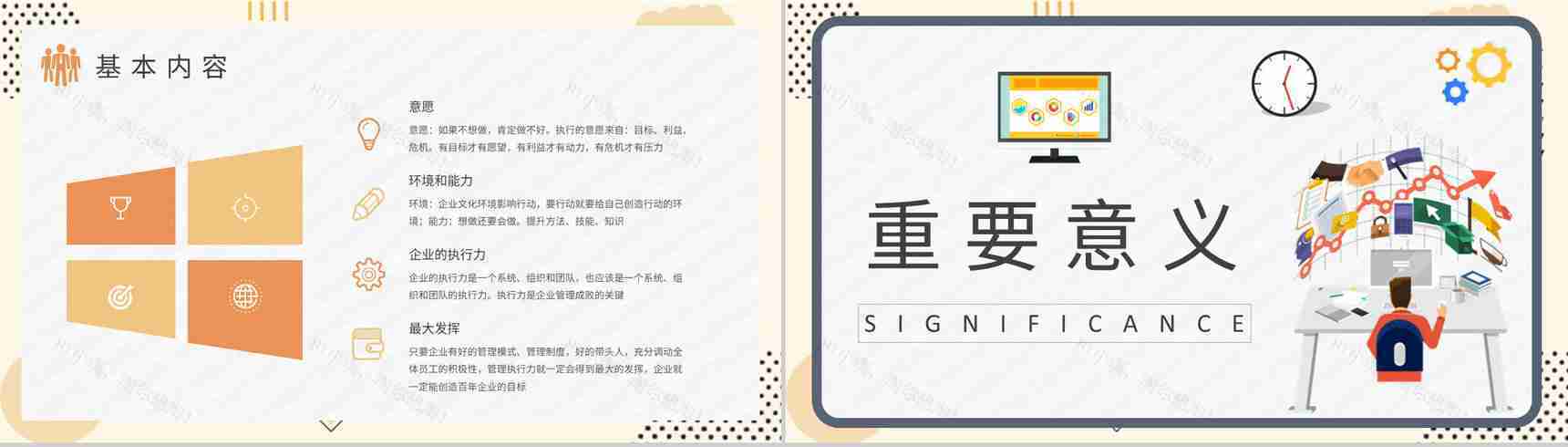 公司员工技能提升学习执行力培训基础知识总结PPT模板-4