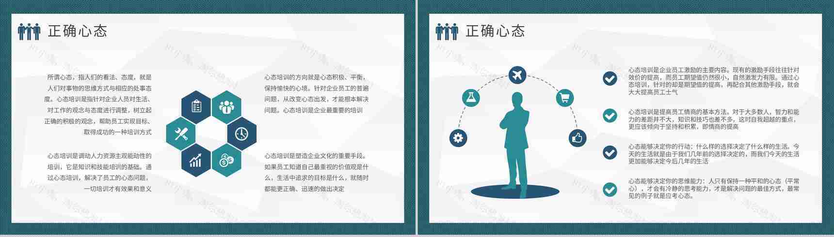 企业高层领导工作汇报管理者心态培训心得体会PPT模板-3