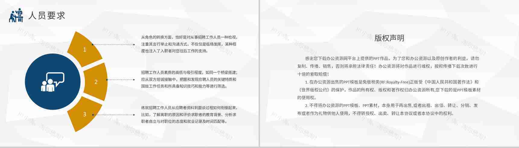 人事部门工作计划演讲人员招聘沟通技巧学习PPT模板-10