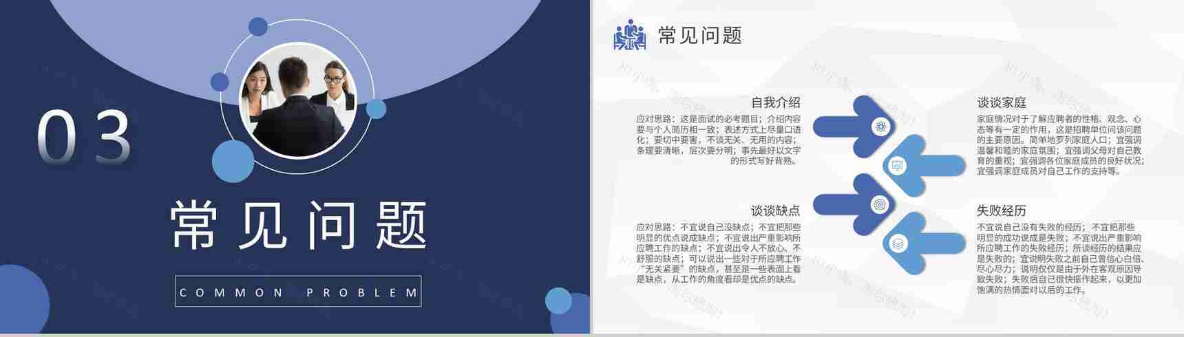 求职者心理调节方式总结面试通用话术培训心得体会PPT模板-6