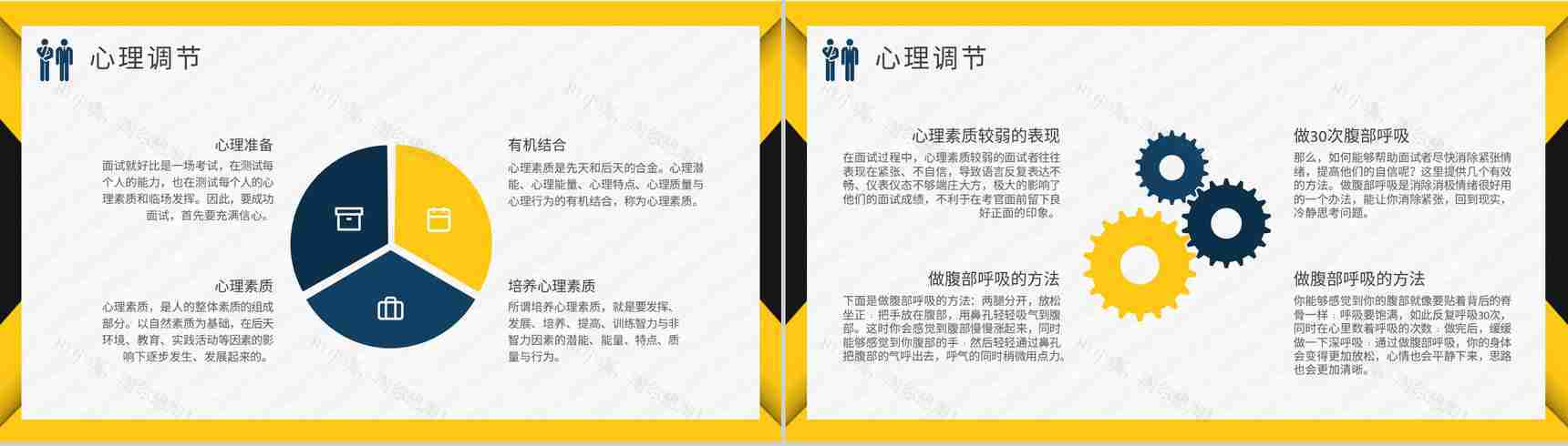 职场面试礼仪培训个人求职过程沟通技巧总结PPT模板-3
