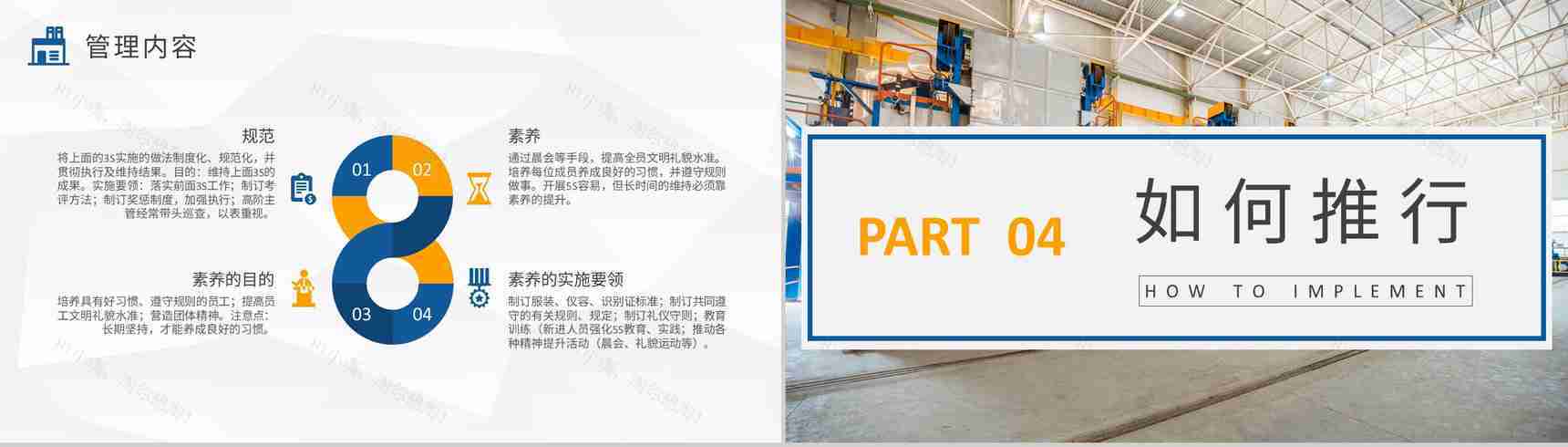 工厂车间现场管理模式总结5S现场管理内容学习心得PPT模板-8