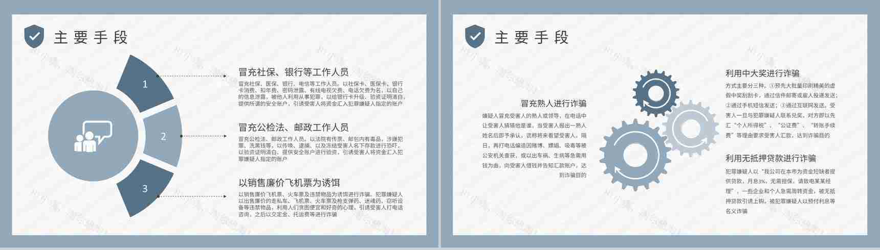 企业员工防电信诈骗知识内容培训网络安全宣传方案PPT模板-5