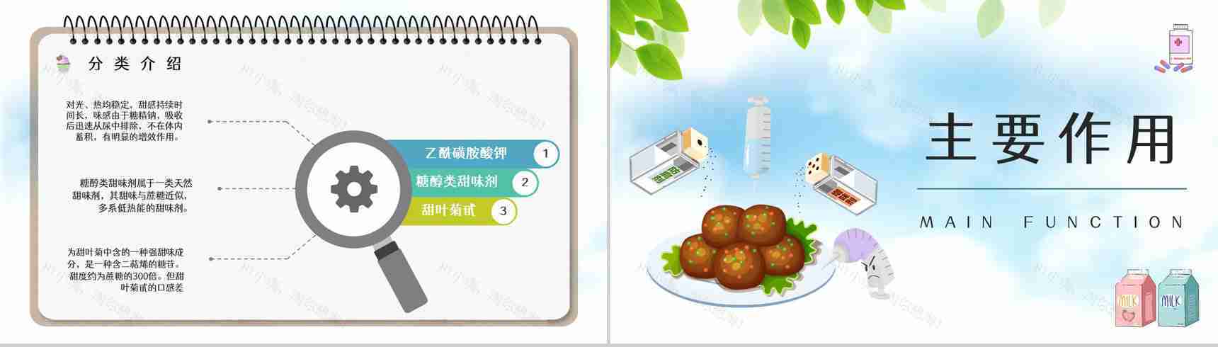 教育宣传食品安全健康普及食品添加剂的利与弊基础知识学习PPT模板-8