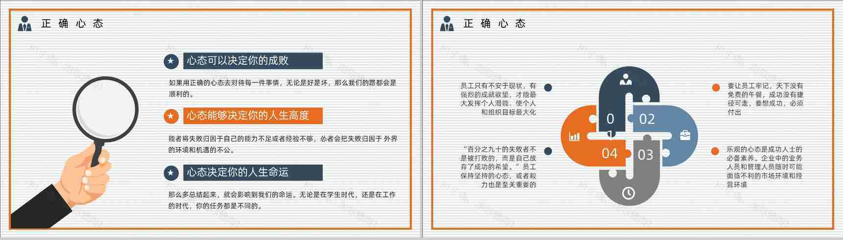 中层管理者职业心态培训心得体会企业管理人员培训总结汇报PPT模板-7