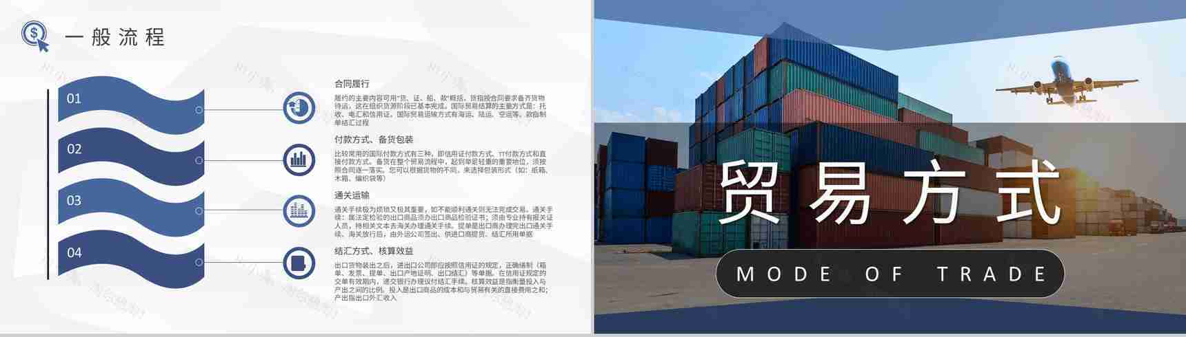 进出口贸易流程培训工作总结出口报关流程事项说明PPT模板-4