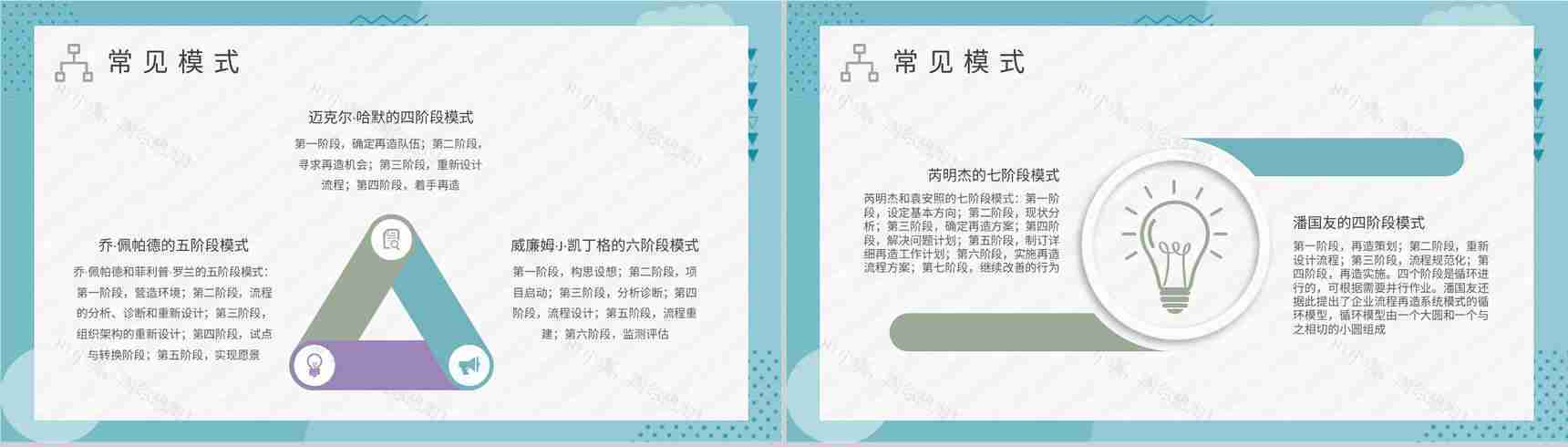 流程优化再造知识总结业务流程管理工作培训心得PPT模板-6