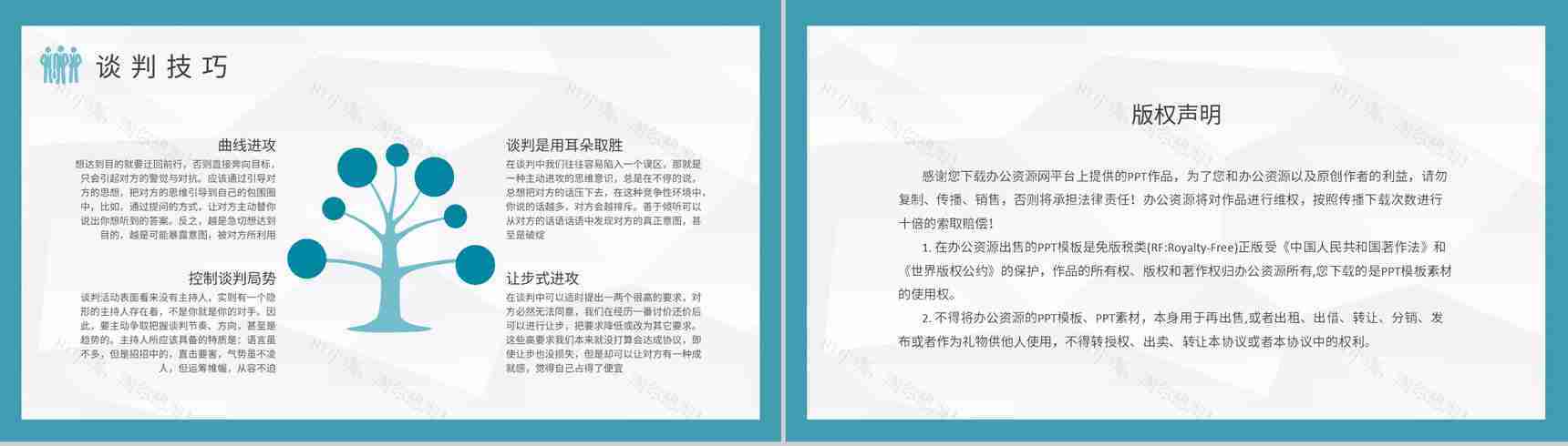 职场人员商务谈判技巧策略知识学习双赢谈判计划方案PPT模板-8