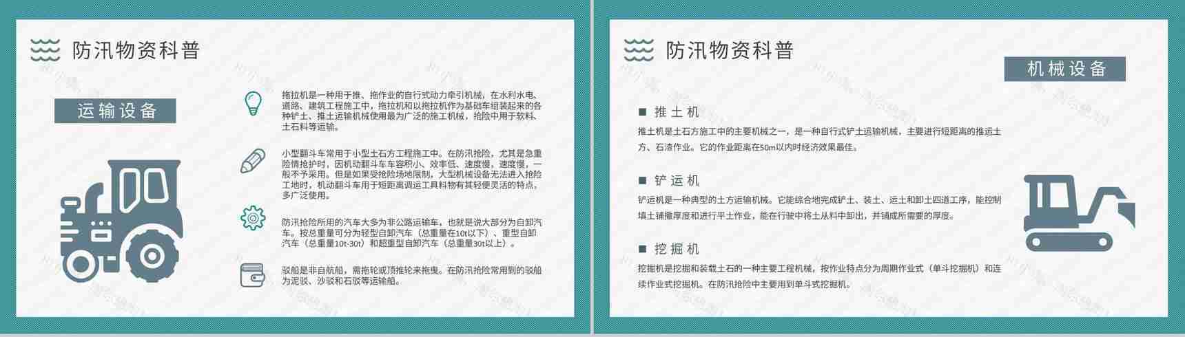 洪汛应急知识学习小区防洪防汛的措施和方法培训讲座PPT模板-9